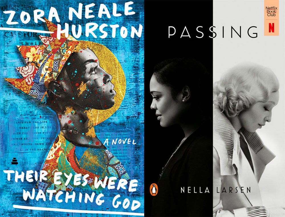 Covers of Their Eyes Were Watching God and Passing